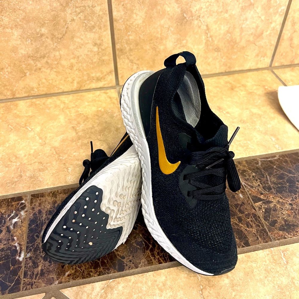 Black Nike sneakers